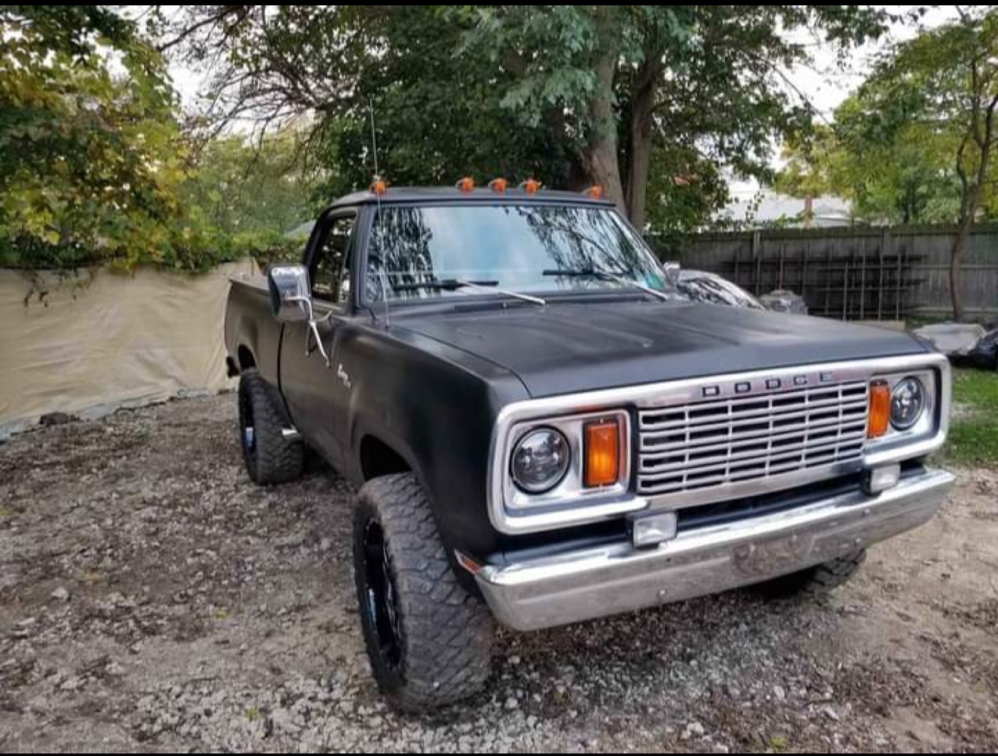 Custom square-body Chevy pickup