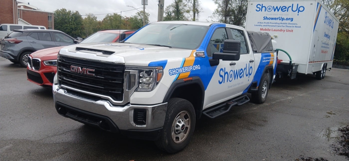 Fleet customer — ShowerUp.org mobile shower service vehicle